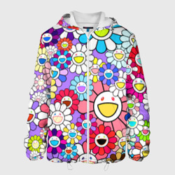 Мужская куртка 3D Цветы Takashi Murakami