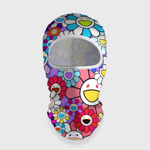 Балаклава 3D Цветы Takashi Murakami