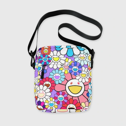 Сумка через плечо 3D Цветы Takashi Murakami