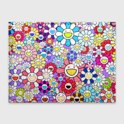 Обложка для студенческого билета Цветы Takashi Murakami