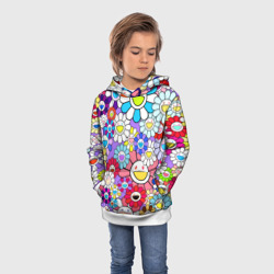 Детская толстовка 3D Цветы Takashi Murakami - фото 2