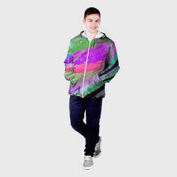 Мужская куртка 3D Красочный взрыв - фото 2