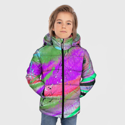 Зимняя куртка для мальчиков 3D Красочный взрыв - фото 2