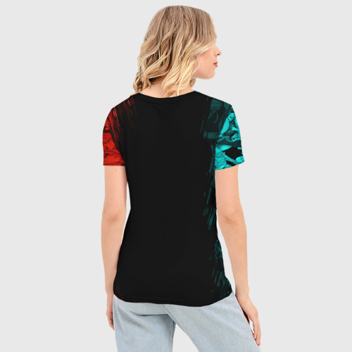 Женская футболка 3D Slim Геншин Импакт: Сяо, цвет 3D печать - фото 4