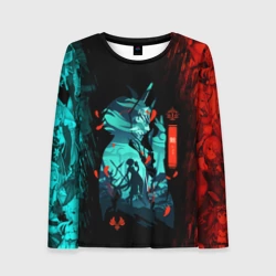 Женский лонгслив 3D Геншин Импакт: Сяо