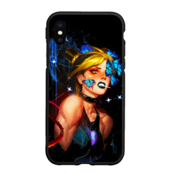 Чехол для iPhone XS Max матовый JoJo Stone Ocean Jolyne cujoh