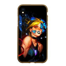 Чехол для iPhone XS Max матовый JoJo Stone Ocean Jolyne cujoh