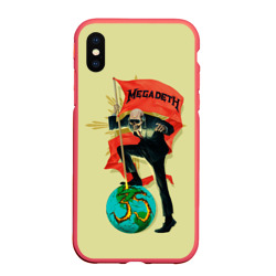 Чехол для iPhone XS Max матовый Megadeth world