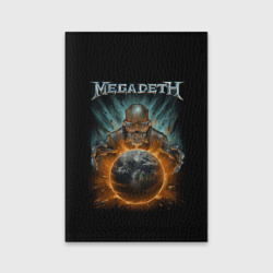 Обложка для паспорта матовая кожа Megadeth on world