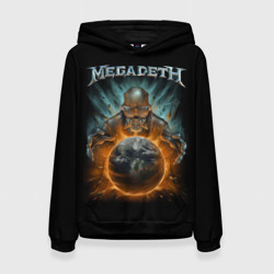 Женская толстовка 3D Megadeth on world