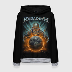 Женская толстовка 3D Megadeth on world