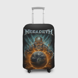 Чехол для чемодана 3D Megadeth on world