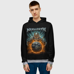 Мужская толстовка 3D Megadeth on world - фото 2