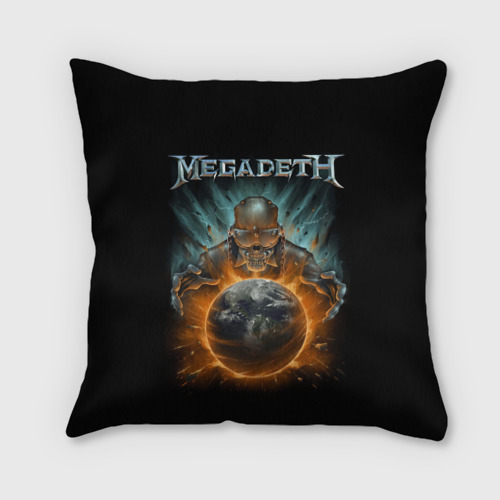 Подушка 3D Megadeth on world