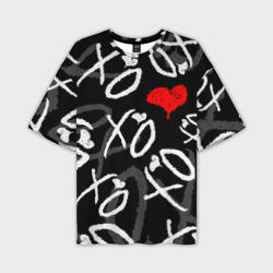 Мужская футболка oversize 3D The Weeknd - Xo