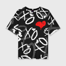 Женская футболка oversize 3D The Weeknd - Xo