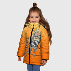 Зимняя куртка для девочек 3D Краснокожий - фото 2