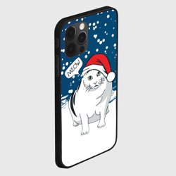 Чехол для iPhone 12 Pro Новогодний кот Бендер мем - фото 2