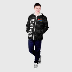 Мужская куртка 3D Армения - черный камуфляж - фото 2