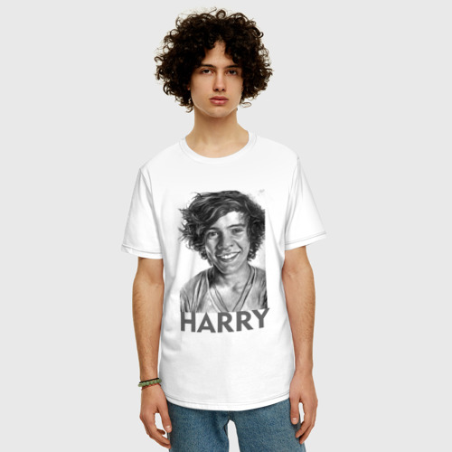 Мужская футболка хлопок Oversize Harry  Styles - фото 3