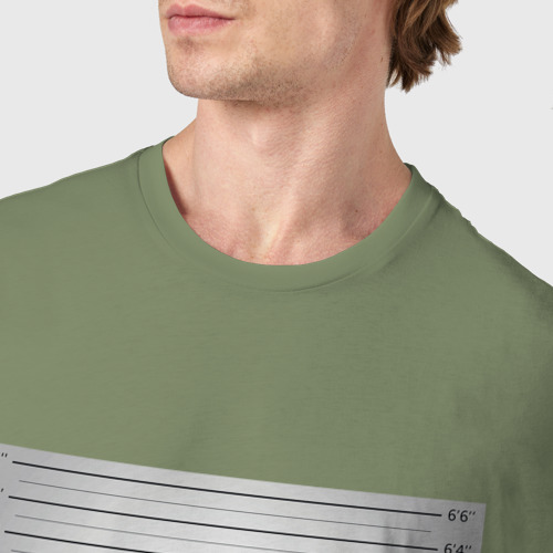 Мужская футболка хлопок с принтом Бигль шалун, фото #4
