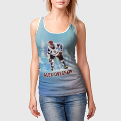 Женская майка 3D Хоккеист Александр Овечкин - фото 2