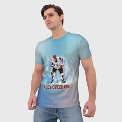 Мужская футболка 3D Хоккеист Александр Овечкин - фото 2