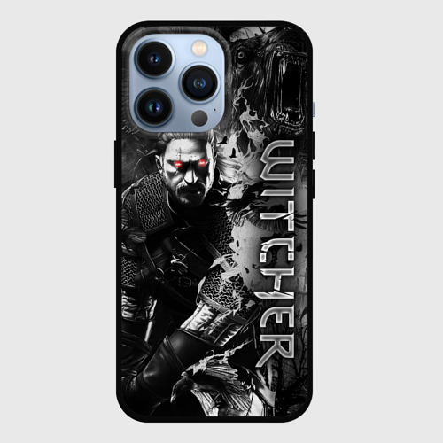 Чехол для iPhone 13 Pro Witcher Ведьмак, цвет черный