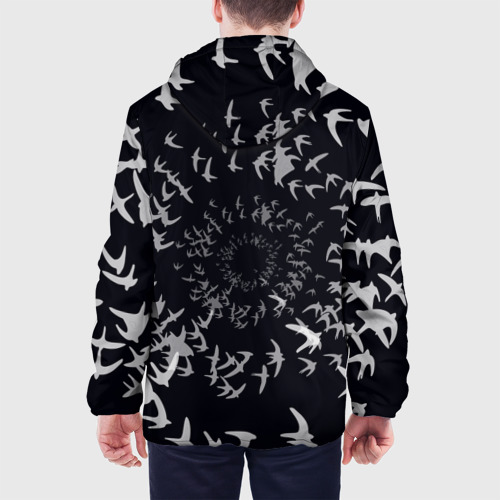 Мужская куртка 3D Веер птиц, цвет 3D печать - фото 5