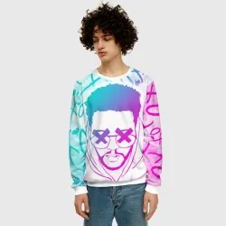 Мужской свитшот 3D The Weeknd, Xo - фото 2