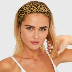 Повязка на голову 3D Леопард Leopard - фото 2