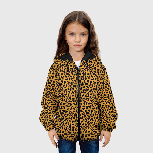 Детская куртка 3D Леопард Leopard, цвет черный - фото 4