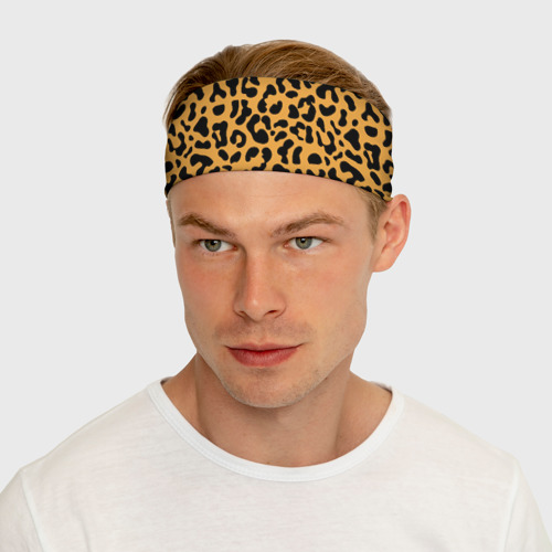 Повязка на голову 3D Леопард Leopard - фото 5