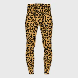 Мужские тайтсы 3D Леопард Leopard
