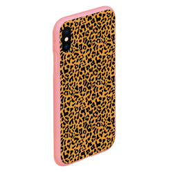 Чехол для iPhone XS Max матовый Леопард Leopard - фото 2