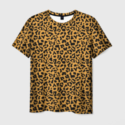 Мужская футболка 3D Леопард Leopard