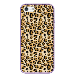 Чехол для iPhone 5/5S матовый Пятна Дикого Леопарда