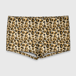 Мужские купальные плавки 3D Пятна Дикого Леопарда