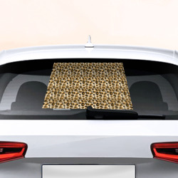 Наклейка на авто - для заднего стекла Пятна Дикого Леопарда