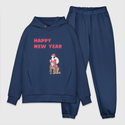 Мужской костюм oversize хлопок Ацуши и Акутагава Happy New Year