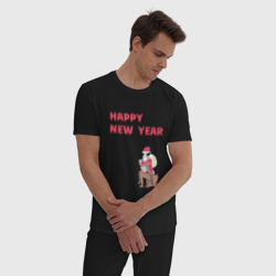 Мужская пижама хлопок Ацуши и Акутагава Happy New Year - фото 2