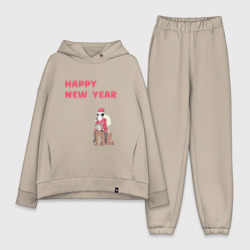 Женский костюм хлопок Oversize Ацуши и Акутагава Happy New Year