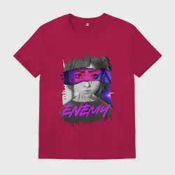 Мужская футболка хлопок Everywere My Enemy