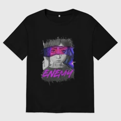 Мужская футболка хлопок Oversize Everywere My Enemy