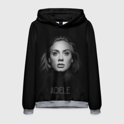 Мужская толстовка 3D Портрет Адель