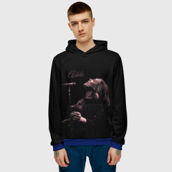 Мужская толстовка 3D Песнь Адель поющая - фото 2