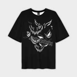 Drain Face – Мужская футболка oversize 3D с принтом купить со скидкой в -50%