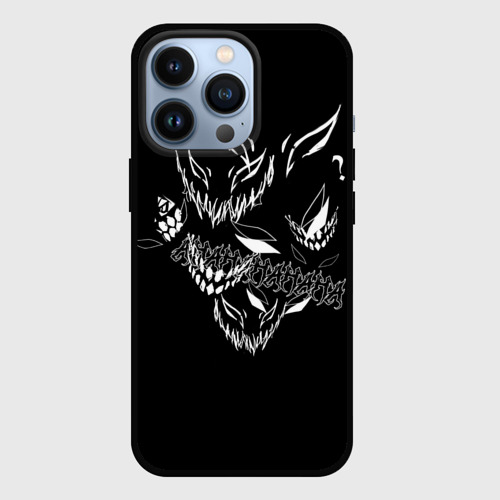 Чехол для iPhone 13 Pro Drain Face, цвет черный