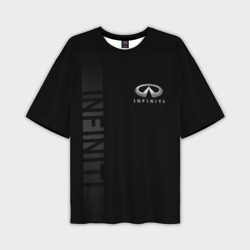 Мужская футболка oversize 3D Infiniti, Инфинити