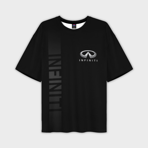 Мужская футболка oversize 3D Infiniti, Инфинити, цвет 3D печать
